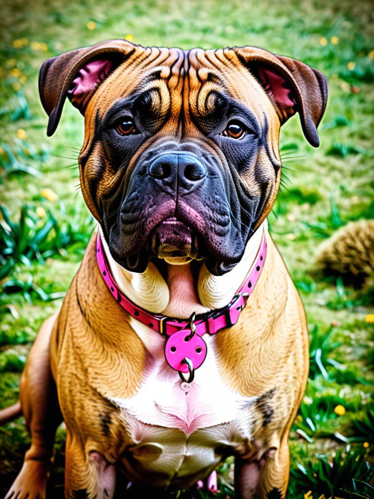staffy bull bullmastiff