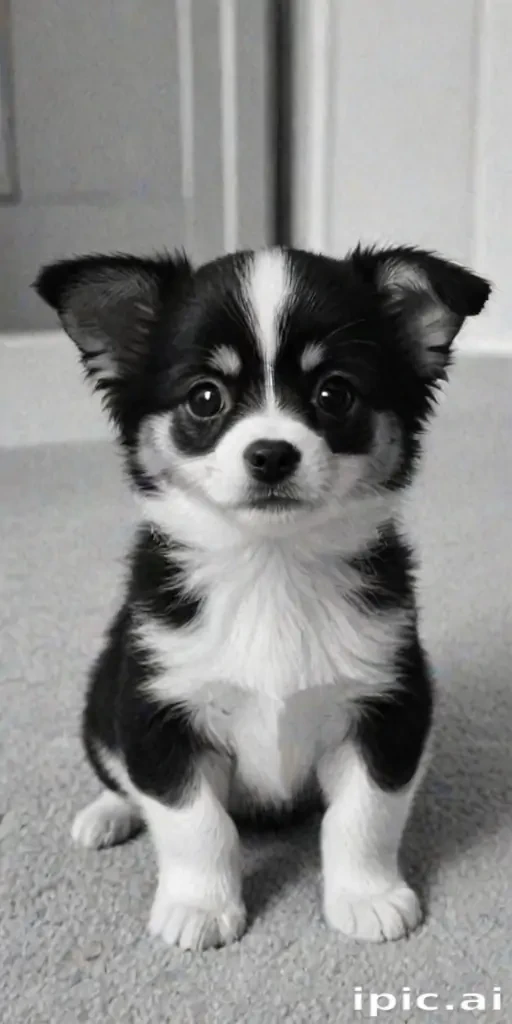 cute black and white