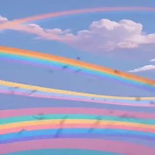 aesthetic wallpapers rainbow