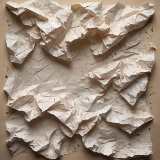 crumpled paper overlay