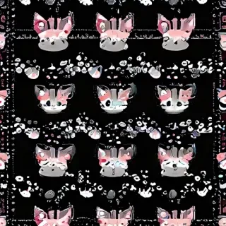 cute backgrounds black