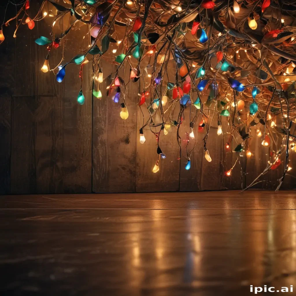 christmas lights iphone wallpaper