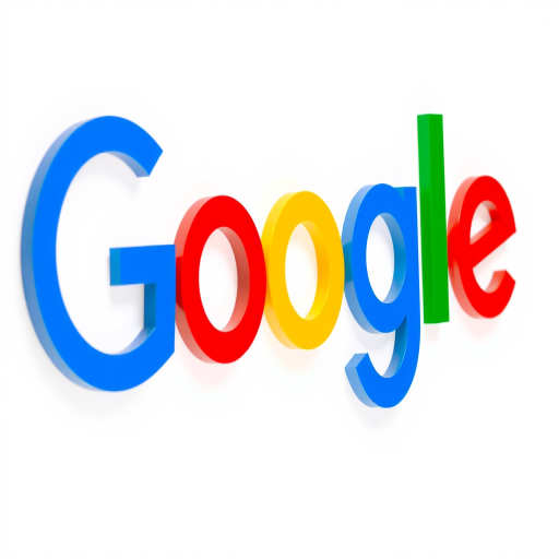 Generate a high-resolution image of the Google logo featuring the letters in blue, red, yellow, and green against a clean white background, using a DSLR camera with a 50mm lens, aperture set to f/2.8, ISO 100, and a well-lit studio setting for optimal clarity and color vibrancy.