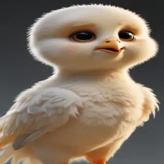 transparent chick