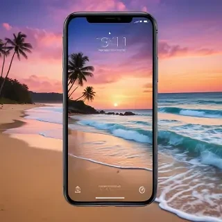 beach screensaver iphone