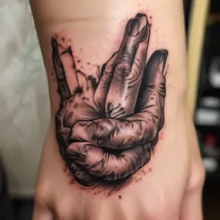 i love you sign language tattoo