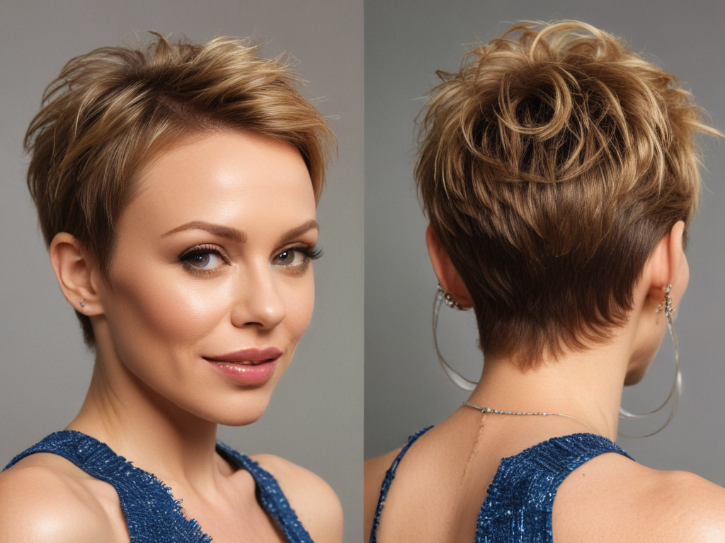 Ai Image Generator - Ai Art Generator - High Quality and 100% Unique Images  - iPic.Ai Kylie minogue with short hair