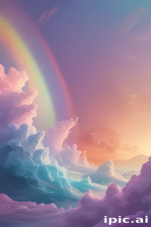 rainbow pastel wallpaper