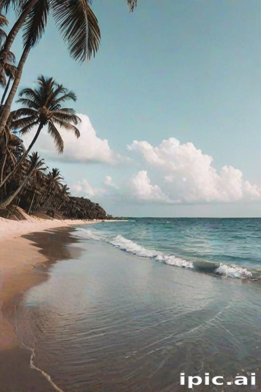 aesthetic beach background
