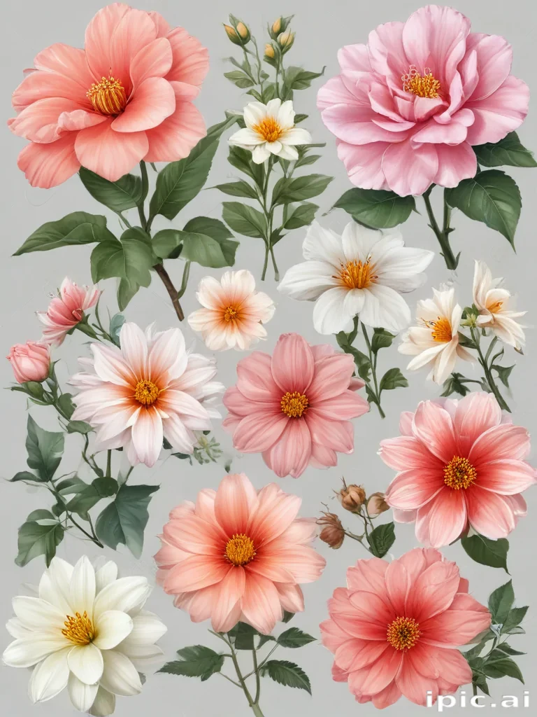flower clipart transparent background