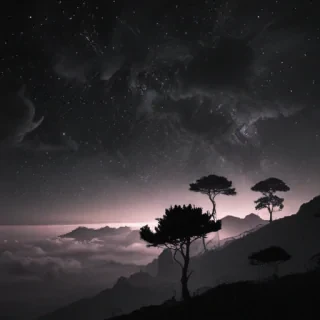 black aesthetic iphone wallpaper