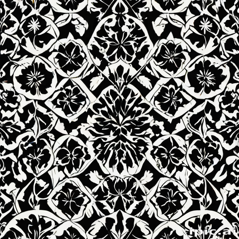 black and white pattern