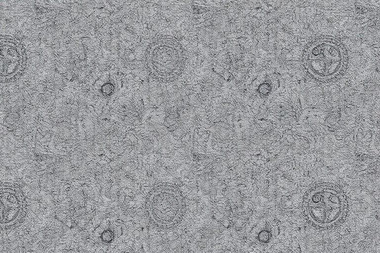 Create a high-resolution texture image of a gray, rough surface with circular indentations and fine details, using a DSLR camera, aperture f/8, ISO 100, 50mm lens, macro view, natural lighting.
