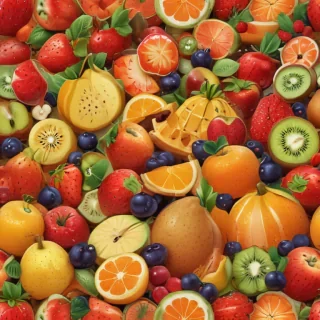cartoon fruit