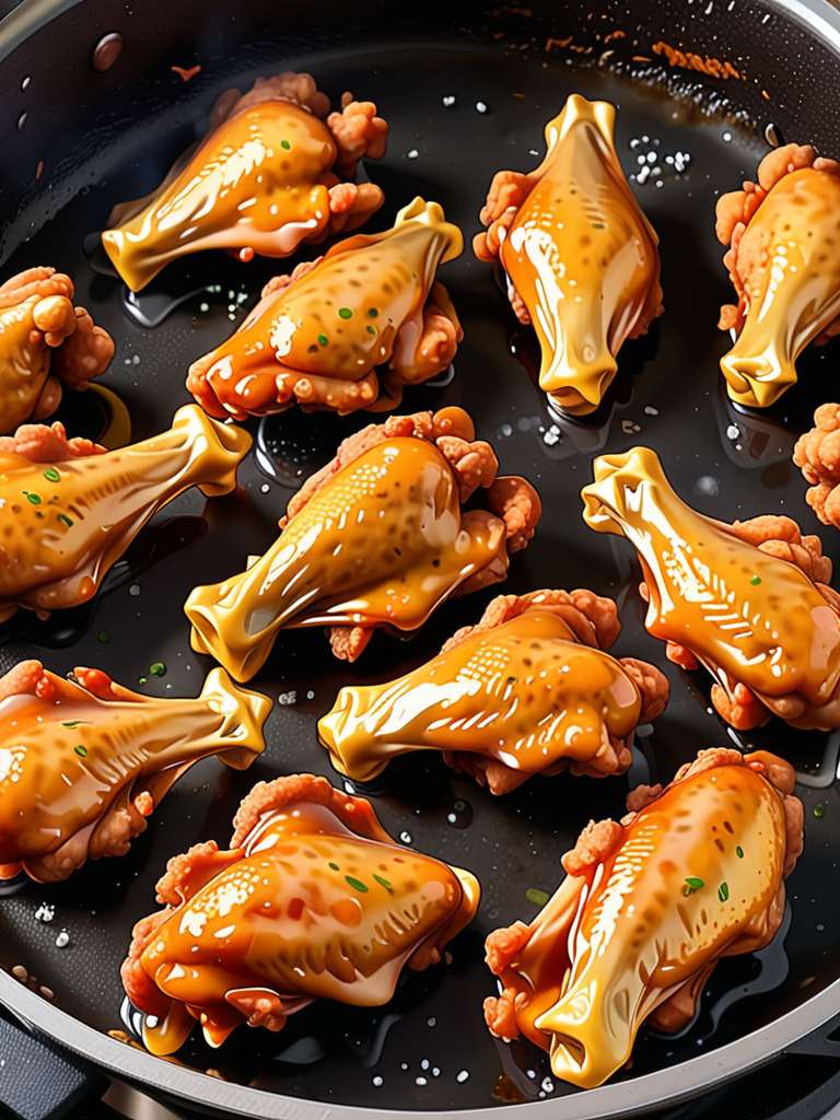 deep frying frozen chicken wings