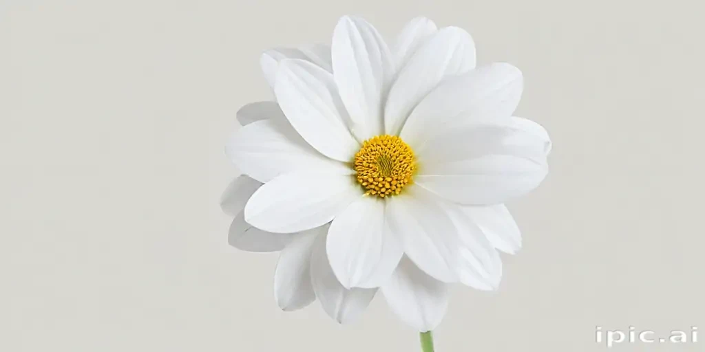 white flower transparent background