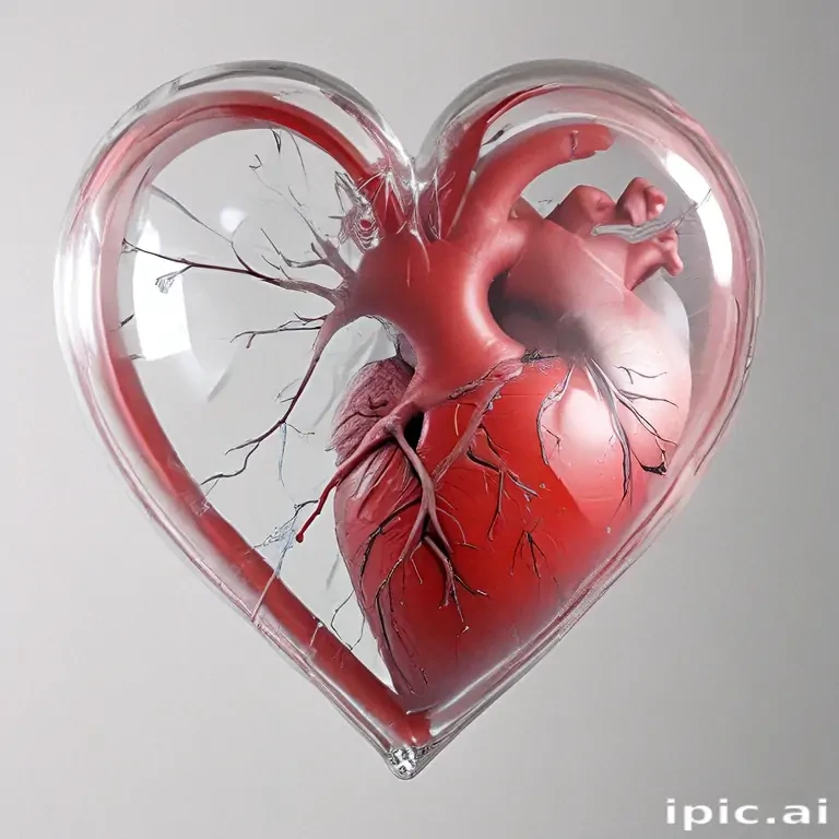 transparent broken heart