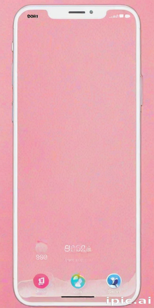 pink home screen