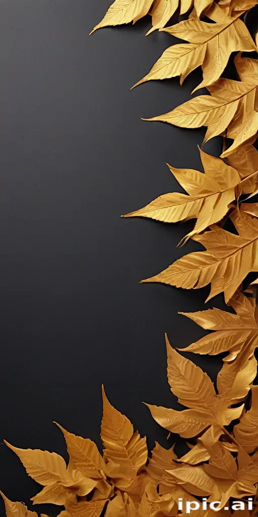 golden leaves background