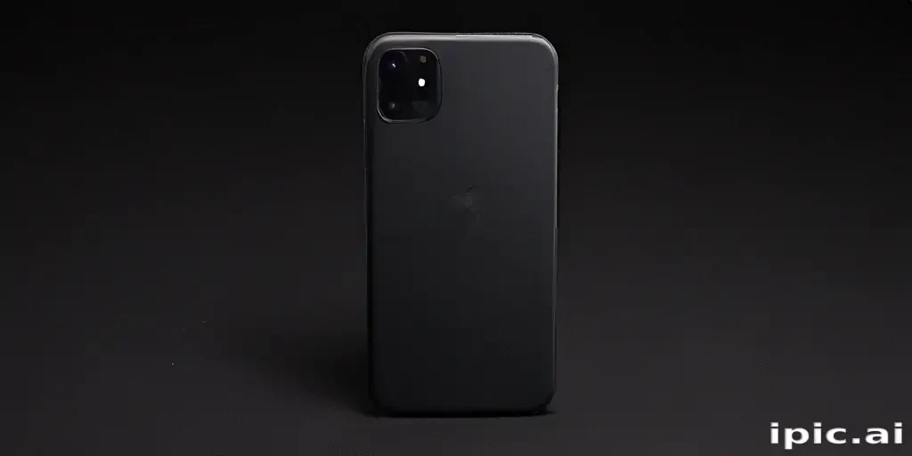 black background phone