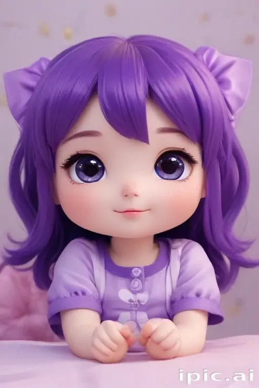 kawaii cute purple wallpaper