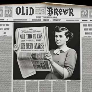 old newspaper background