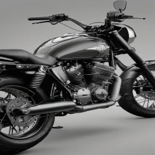 motorcycle clipart black and white