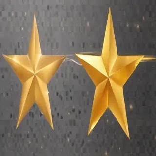 golden star transparent