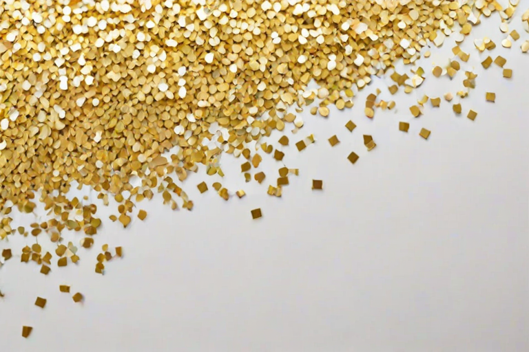 gold and white background