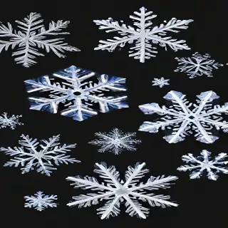 snowflakes png transparent