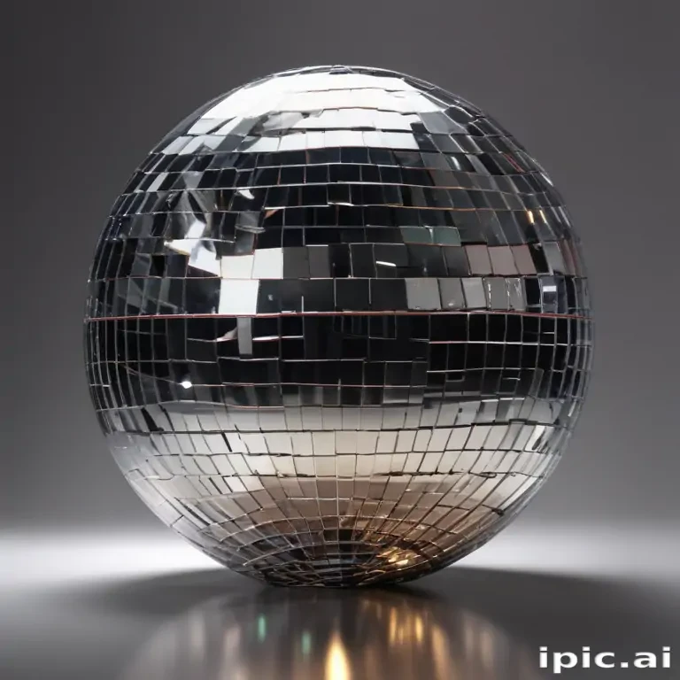transparent disco ball