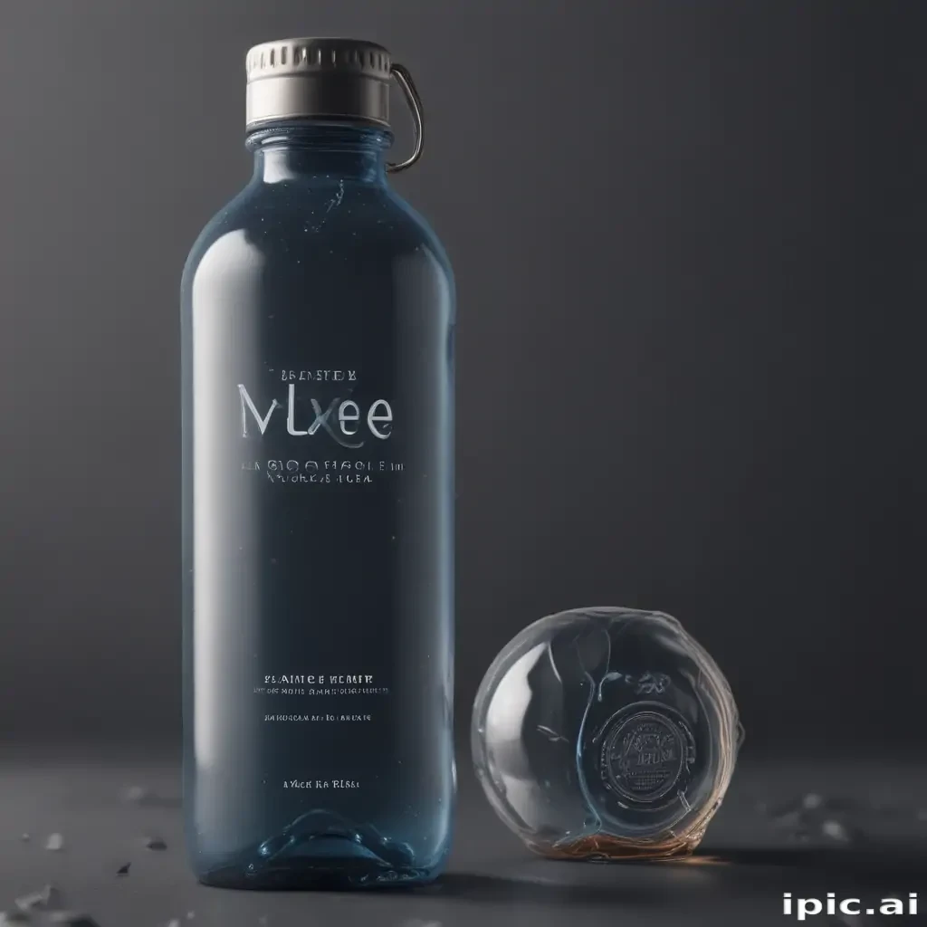 water bottle mockup