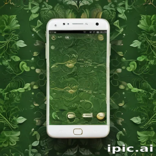green wallpaper phone