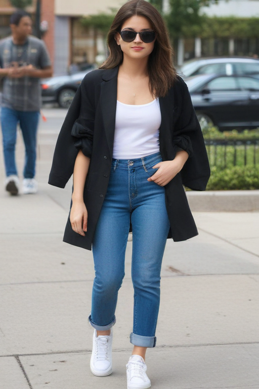 selena gomez casual outfits