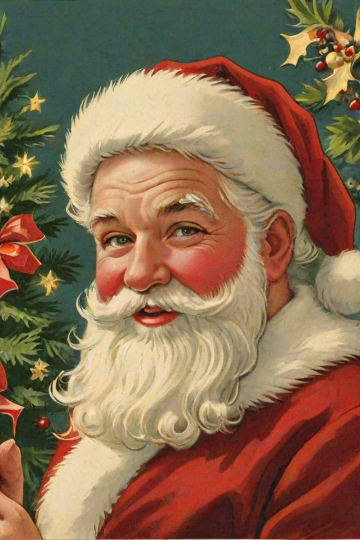 vintage santa images