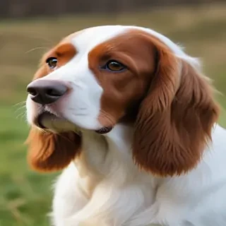 irish red and white setter