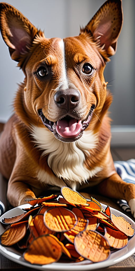 sweet potato chips for dogs