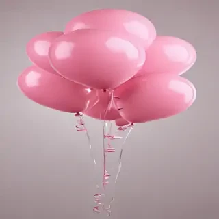 pink balloons png