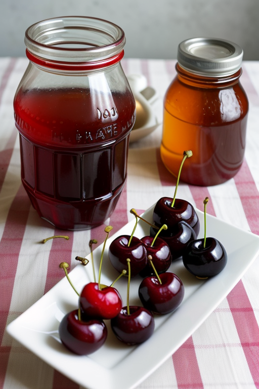 how to make cherries in syrup