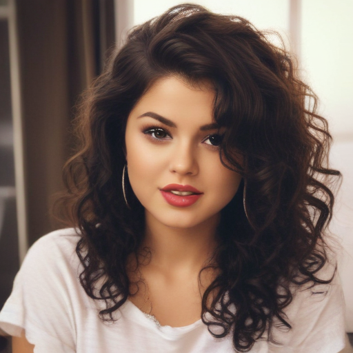 curly hair selena gomez