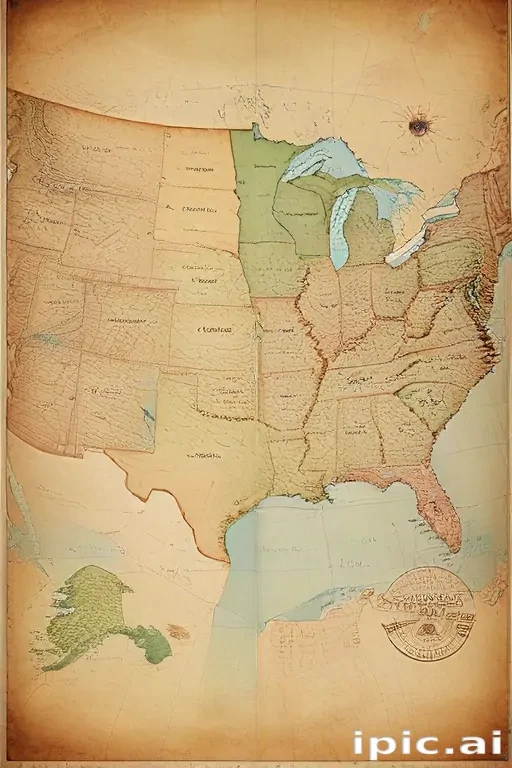 mapa usa