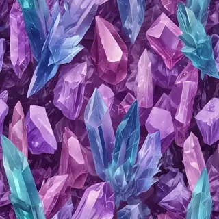 crystals background