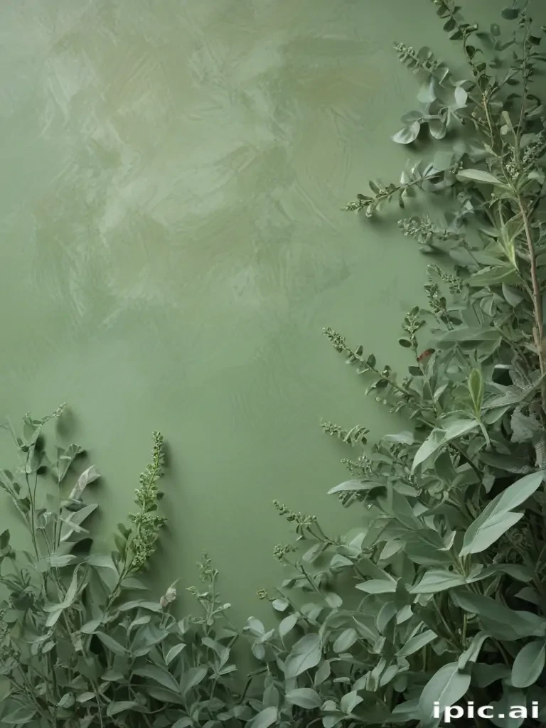 sage green aesthetic background
