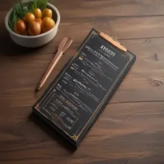 menu mockup free