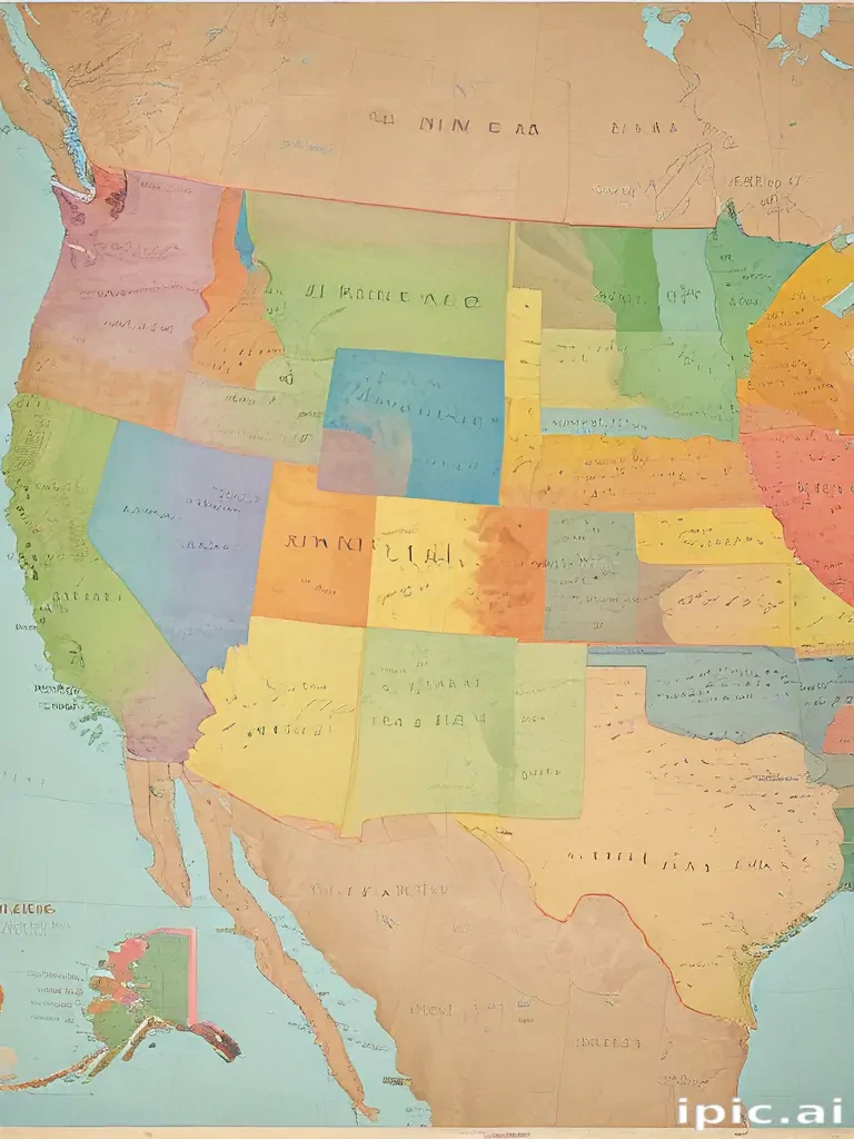 united states map