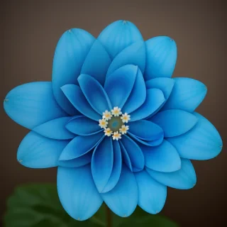 blue flower