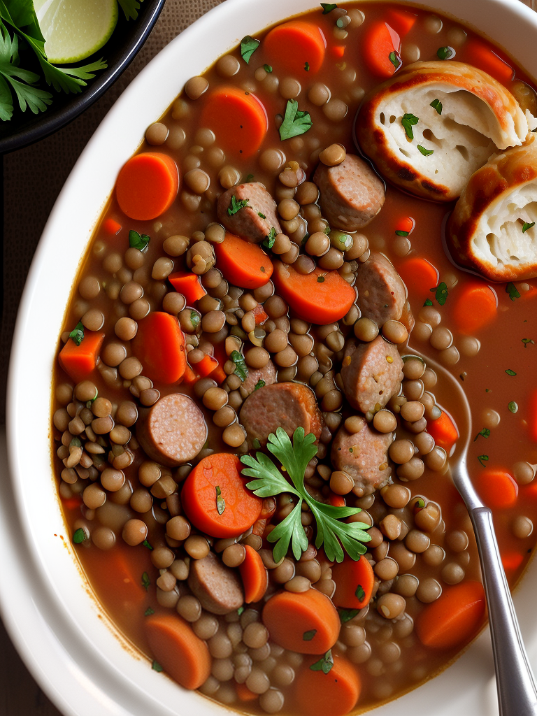 recipe for sausage and lentil soup carrabba's