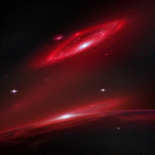 galaxy red wallpaper