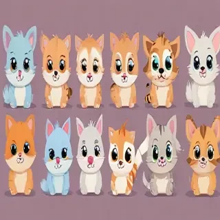 pictures of cute cartoon animals