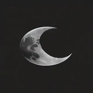 crescent moon transparent background